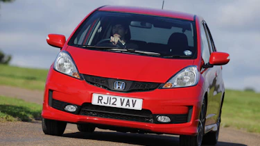 Honda Jazz Si cornering