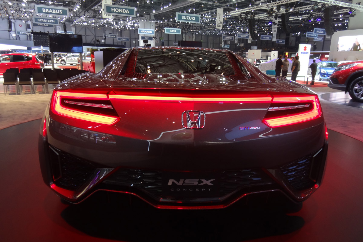 Honda NSX rear at Geneva Motor Show