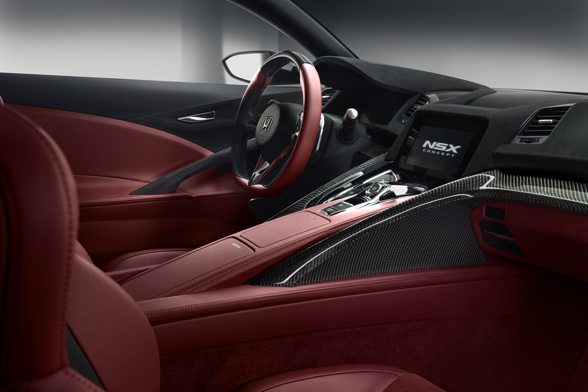 Honda NSX concept interior