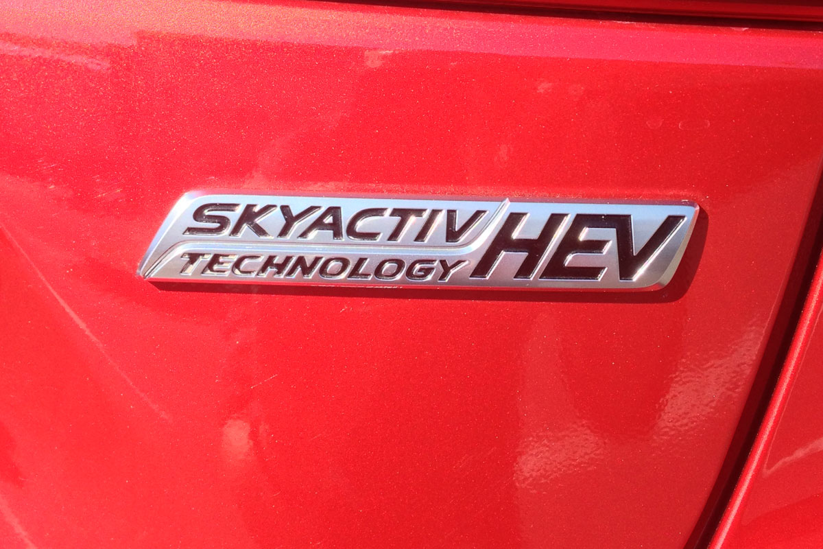 Mazda 3 Hybrid badge
