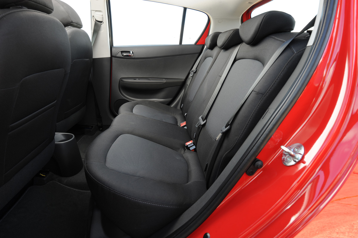 Hyundai i20 rear seats