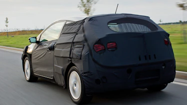 Hyundai i30 3dr prototype rear action