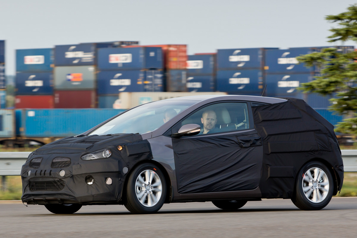 Hyundai i30 3dr prototype front