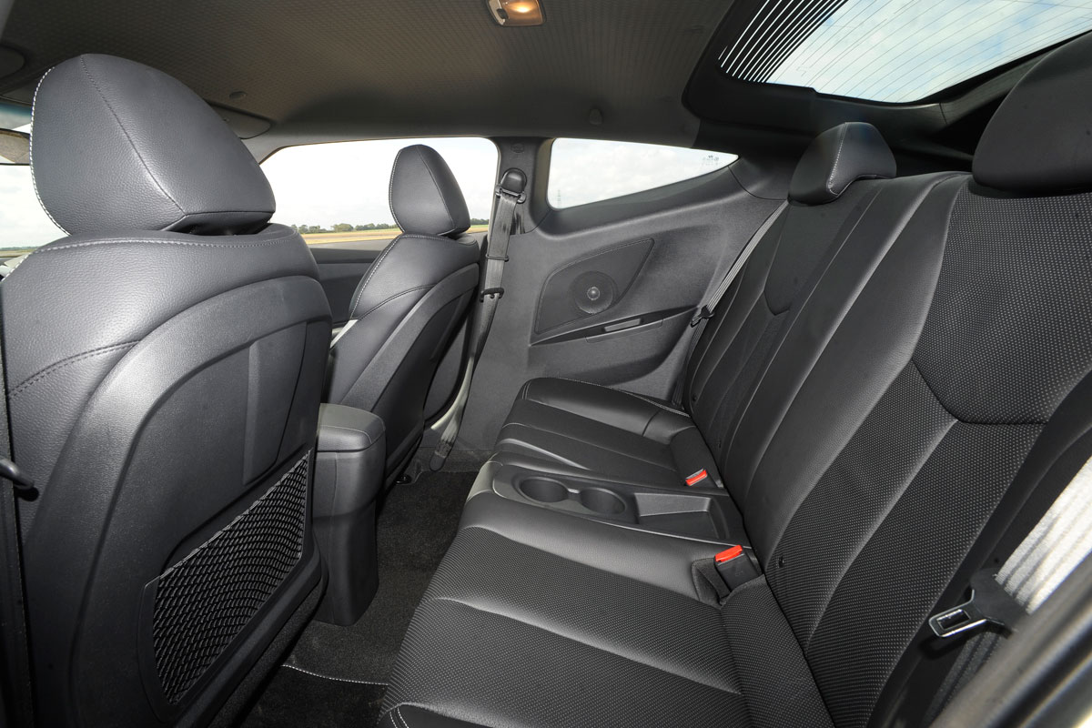 Hyundai Veloster Turbo rear seats