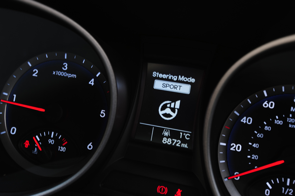 Hyundai Santa Fe 2.2 CRDi Premium dials