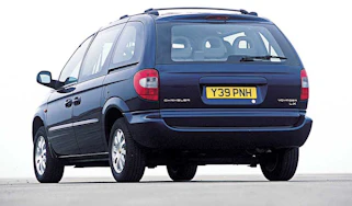 Rear view of Chrysler Voyager