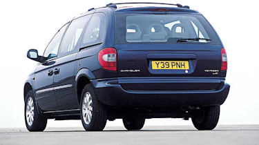 Rear view of Chrysler Voyager