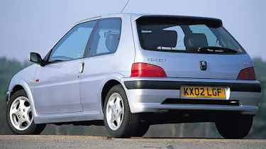 Rear view of Peugeot 106