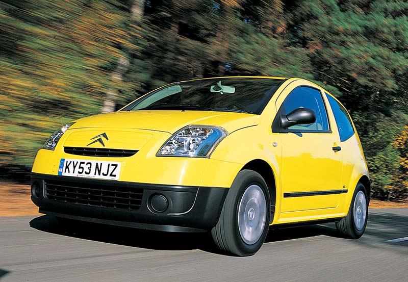 Front view of Citroen C2