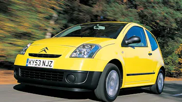 Front view of Citroen C2