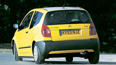 Rear view of Citroen C2