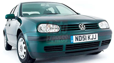 Front view of Volkswagen Golf MkIV