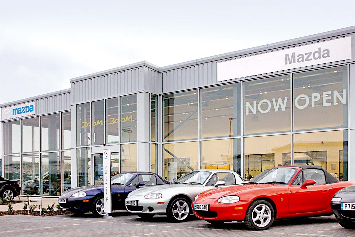 Mazda forecourt image