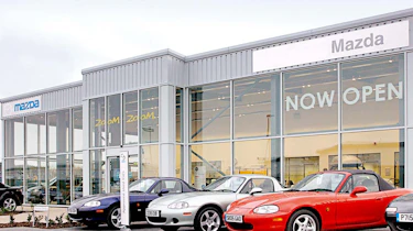 Mazda forecourt image
