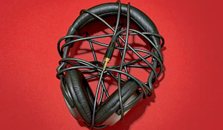 tangled headphones