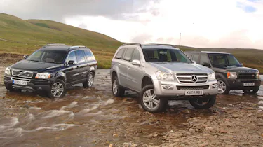 Mercedes GL500 vs Volvo XC90 vs Land Rover Discovery
