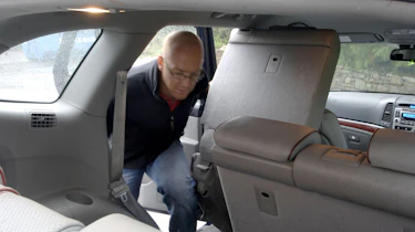 Hyundai Santa Fe CDX+ rear doors