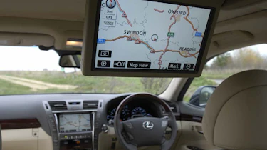 Lexus LS460 SE-L inside view