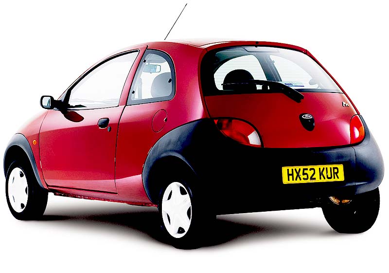 Rear view of Ford Ka