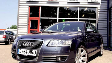 Front view of Audi A6