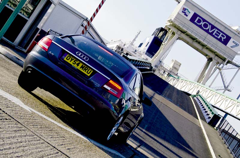 Rear view of Audi A6