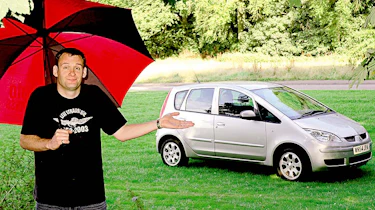 Mitsubishi Colt in field