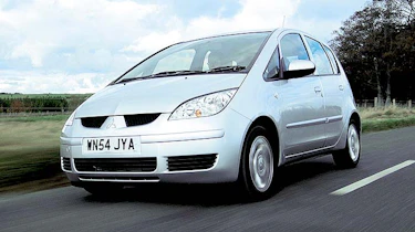 Front view of Mitsubishi Colt