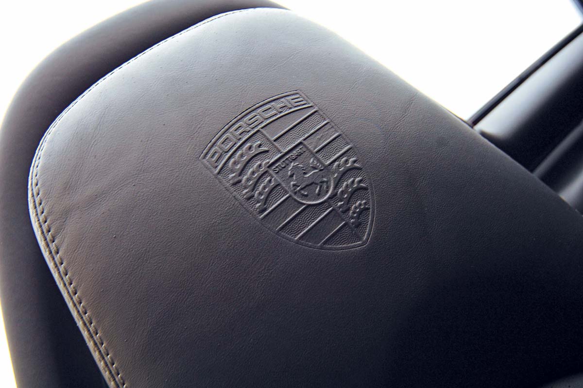 Porsche Boxster headrest