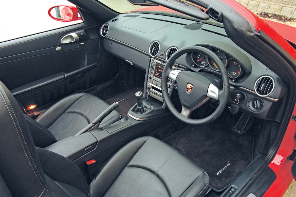 Porsche Boxster interior