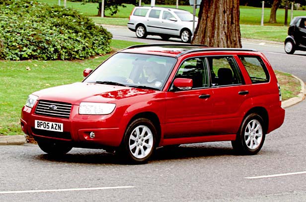 Side view of Subaru Forester
