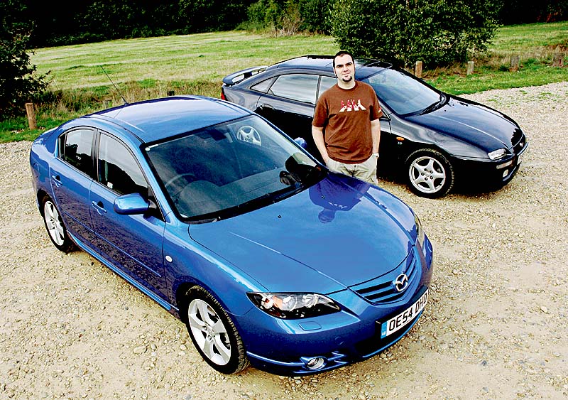 Side view of Mazda 3