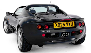 Rear view of Lotus Elis