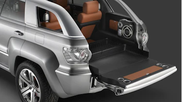 Jeep Trailhawk tailgate