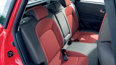 Nissan Qashqai rear seats