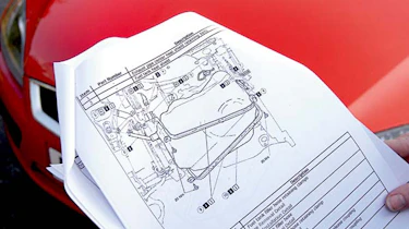 Ford Focus diagnostic sheet