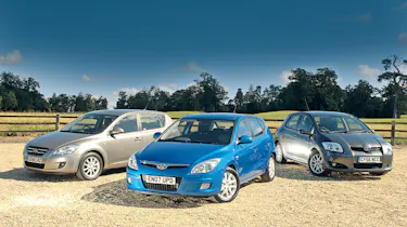 Hyundai i30 Toyota Auris Kia Cee'd