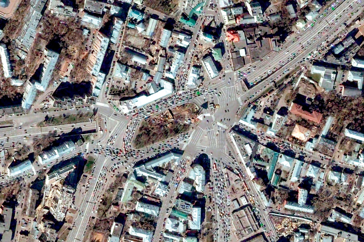 Taganskaya Place, Moscow, Russia