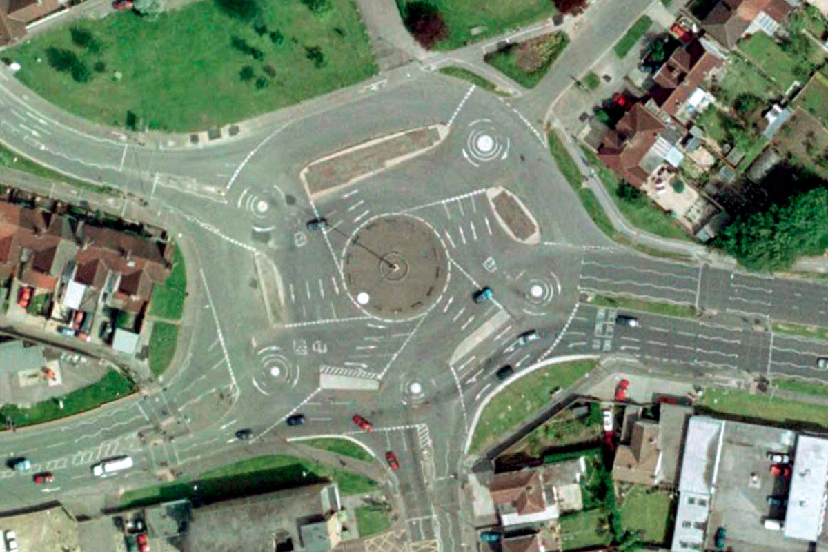 The Magic Roundabout, Swindon, Wilts, UK