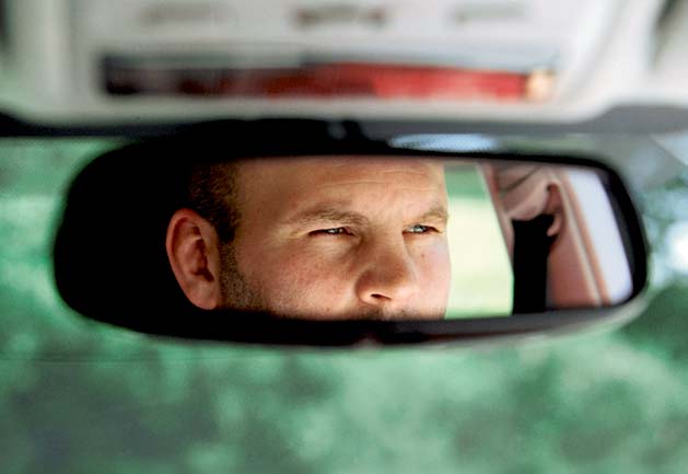 Toyota Corolla rear view mirror