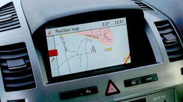 Vauxhall Zafira sat-nav