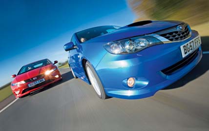 Impreza WRX vs Civic Type R