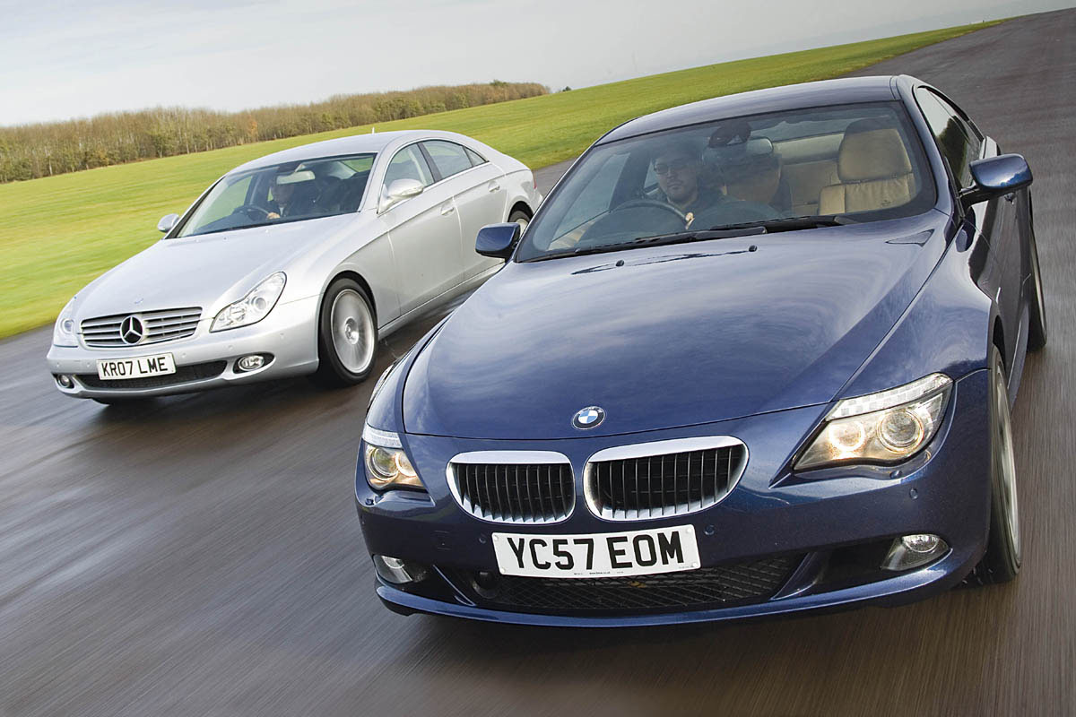 Mercedes CLS and BMW 6-Series