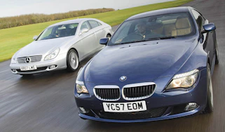 Mercedes CLS and BMW 6-Series