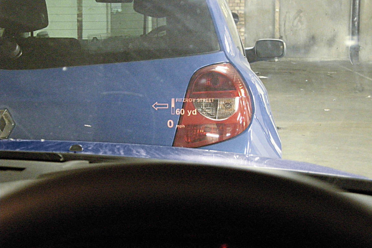 BMW 635d screen