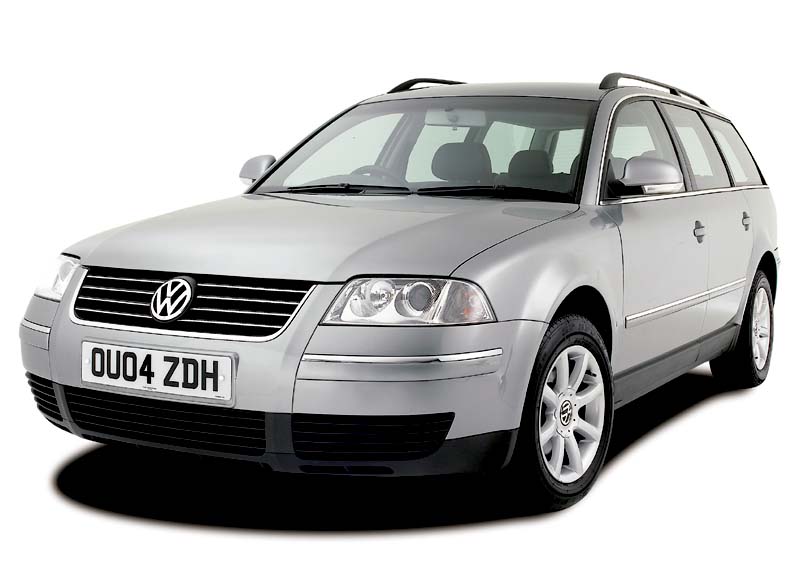 Front view of Volkswagen Passat