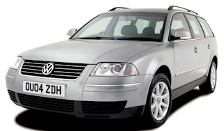 Front view of Volkswagen Passat