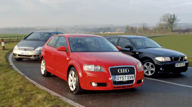 Audi A3 vs BMW 116i vs Mercedes A170