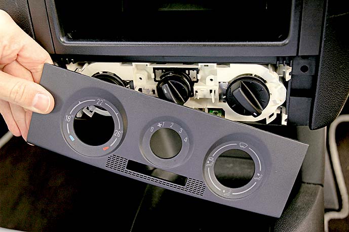 Skoda Fabia VRS console trim