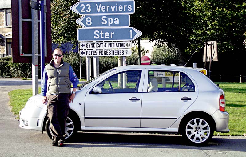 Skoda Fabia VRS in Belgium