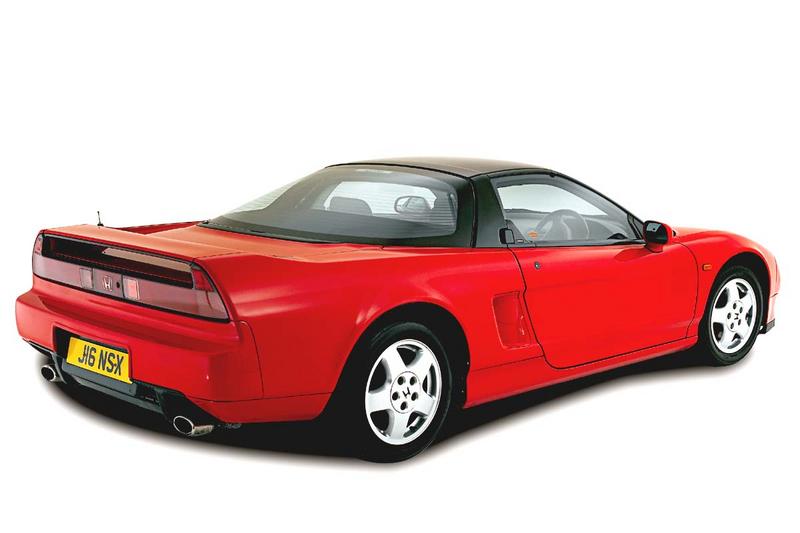 Rear view of Honda NSX